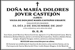 María Dolores Jover Castejón